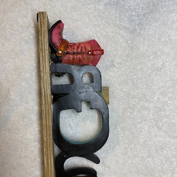 Home Decore - Cowgirl Western Sign Display Decoration - Picture 5 of 9